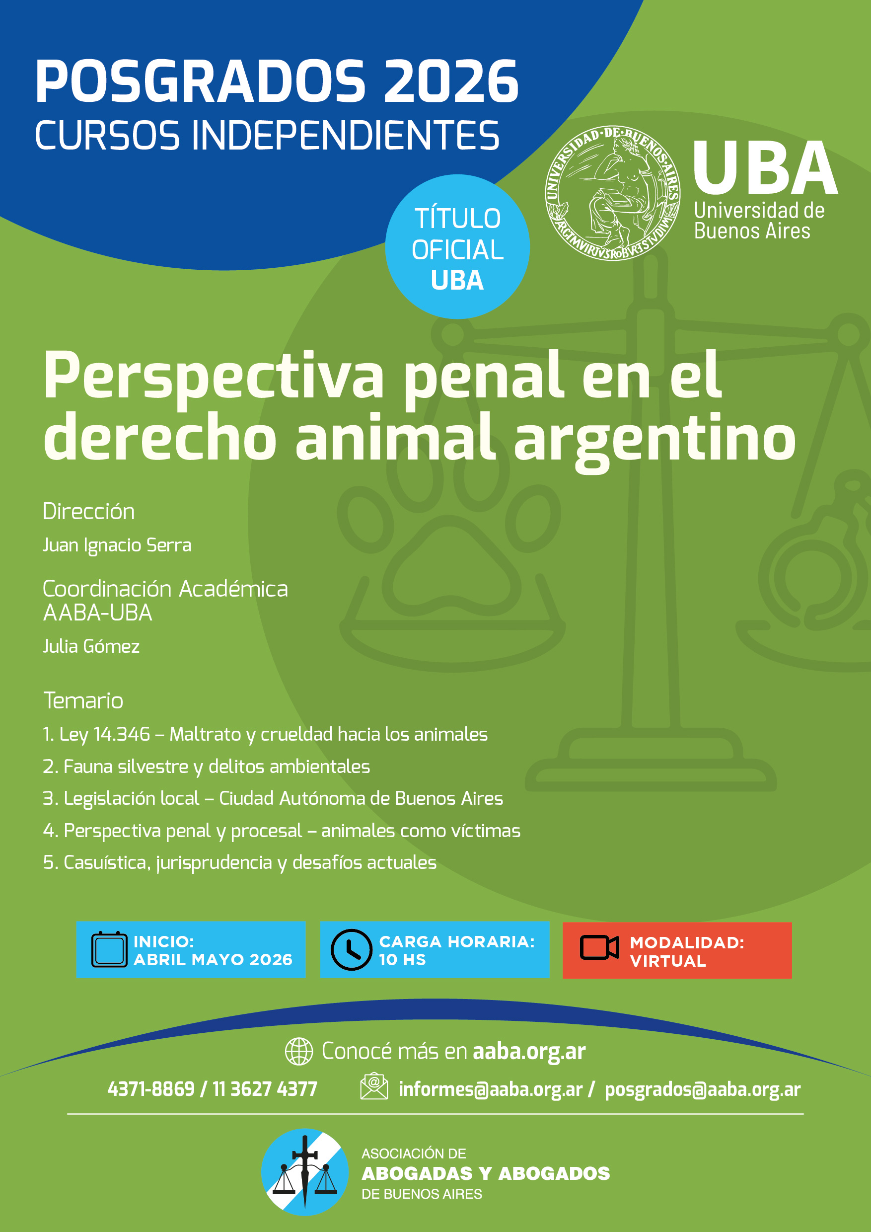 Perspectiva penal en el derecho animal argentino
