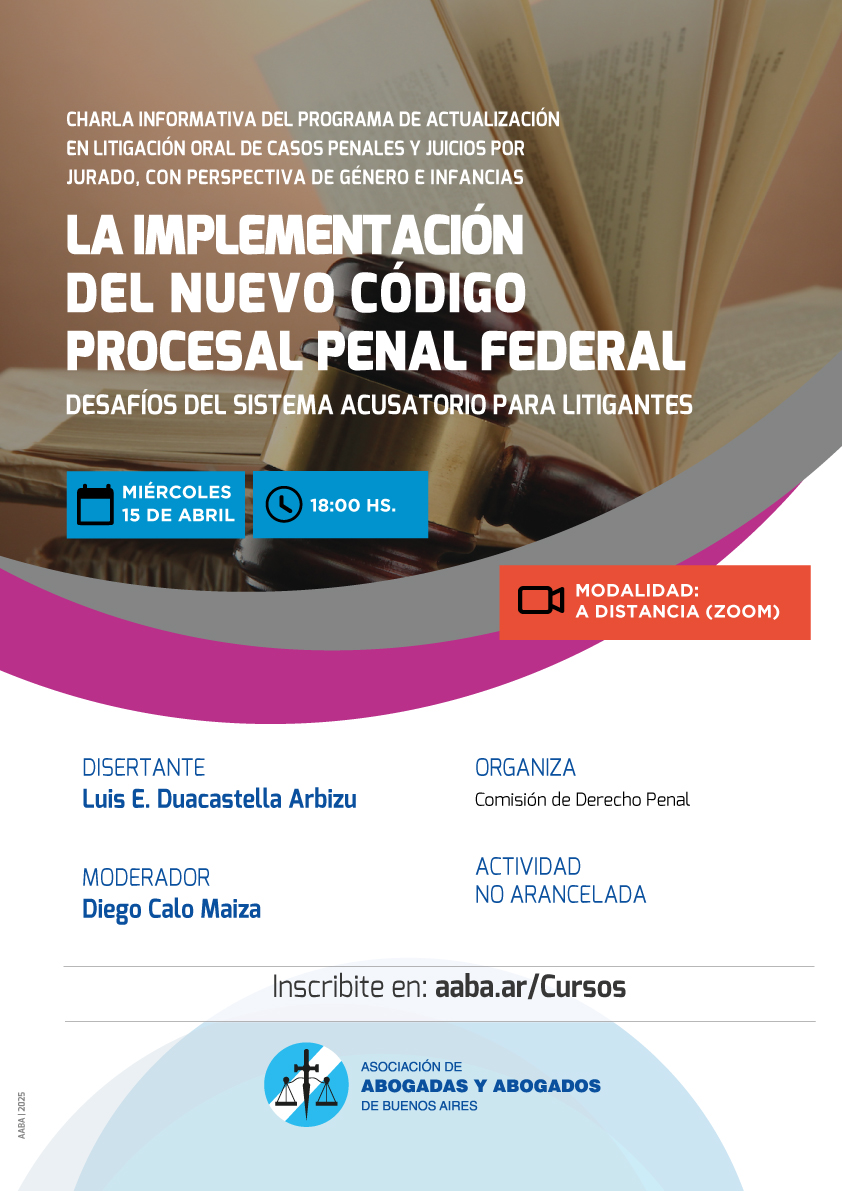 La implementación del Nuevo Código Procesal Penal Federal