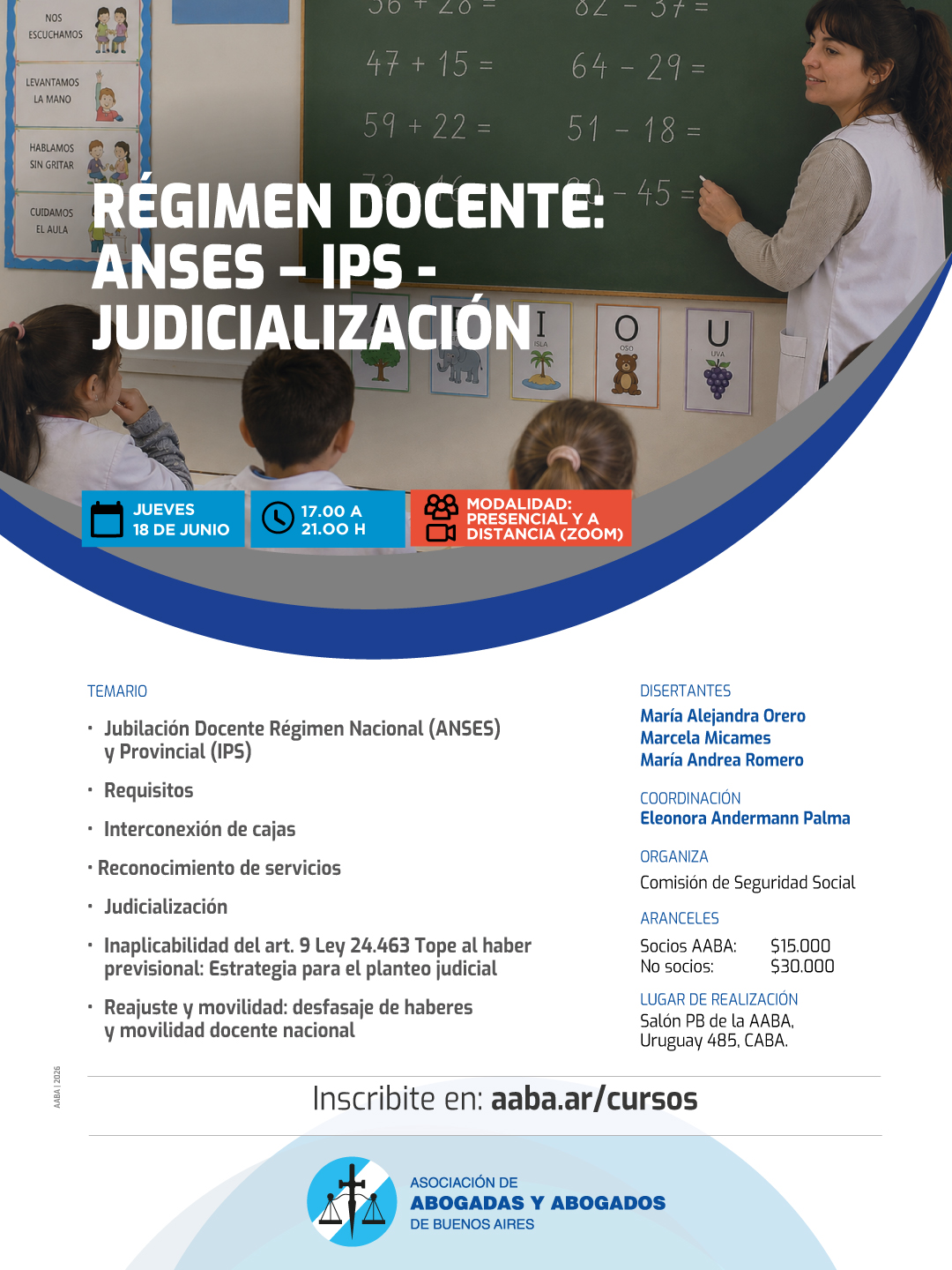 Regimen Docente: ANSES - IPS - Judicializacion