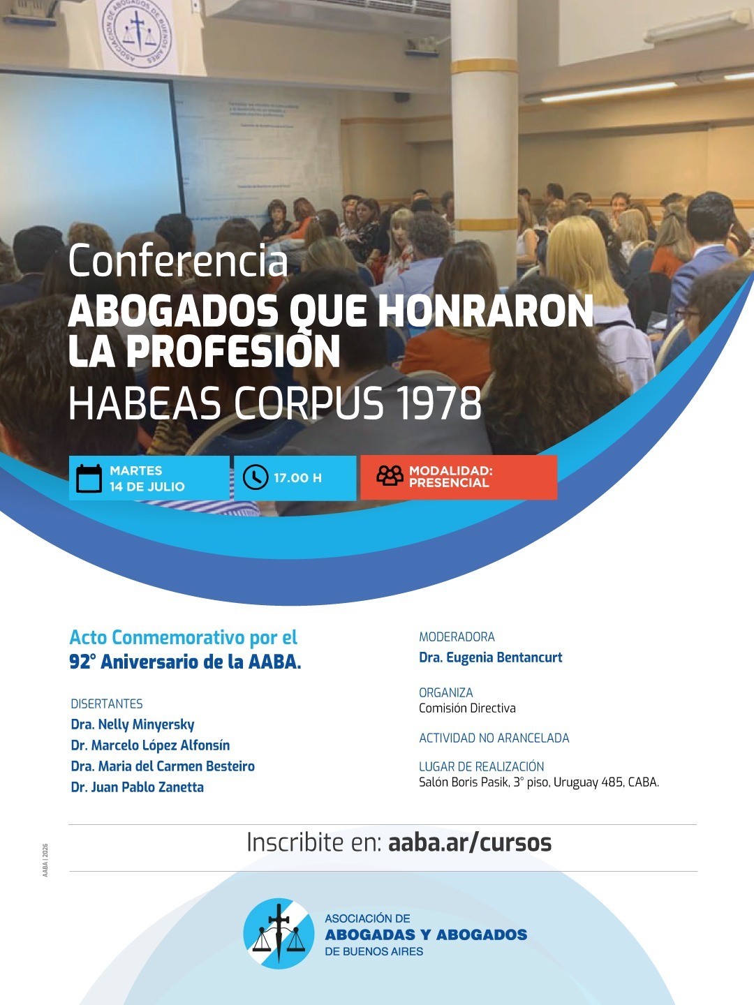 ABOGADOS QUE HONRARON LA PROFESIÓN - HABEAS CORPUS 1978