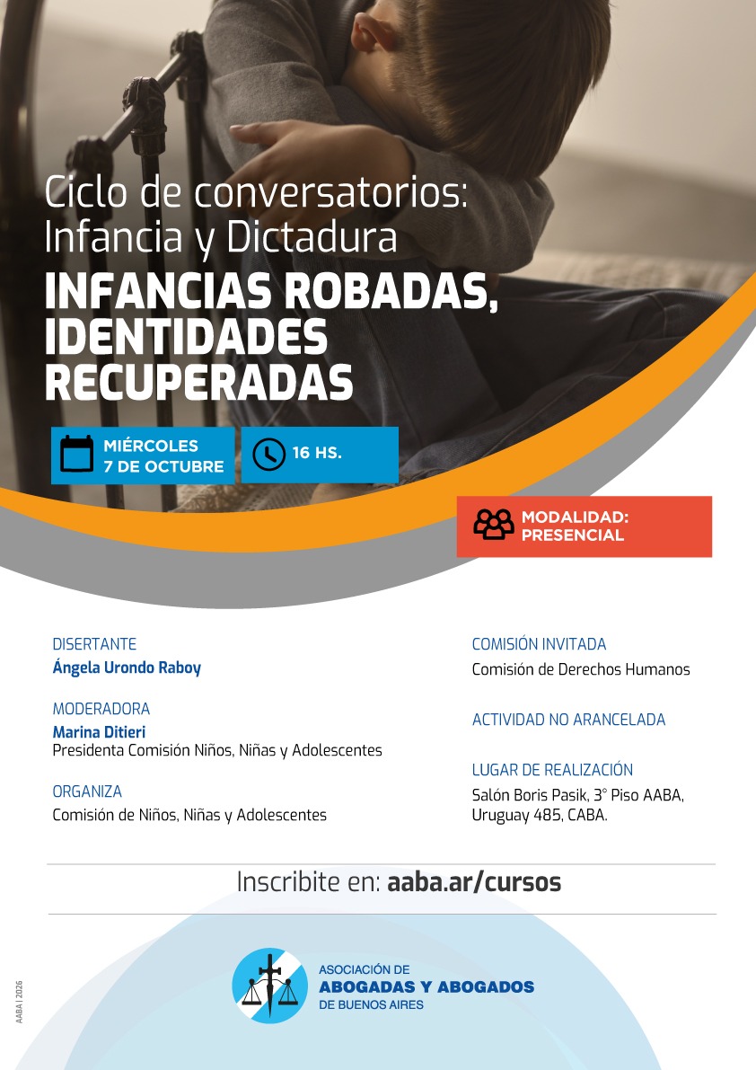 INFANCIAS ROBADAS, IDENTIDADES RECUPERADAS