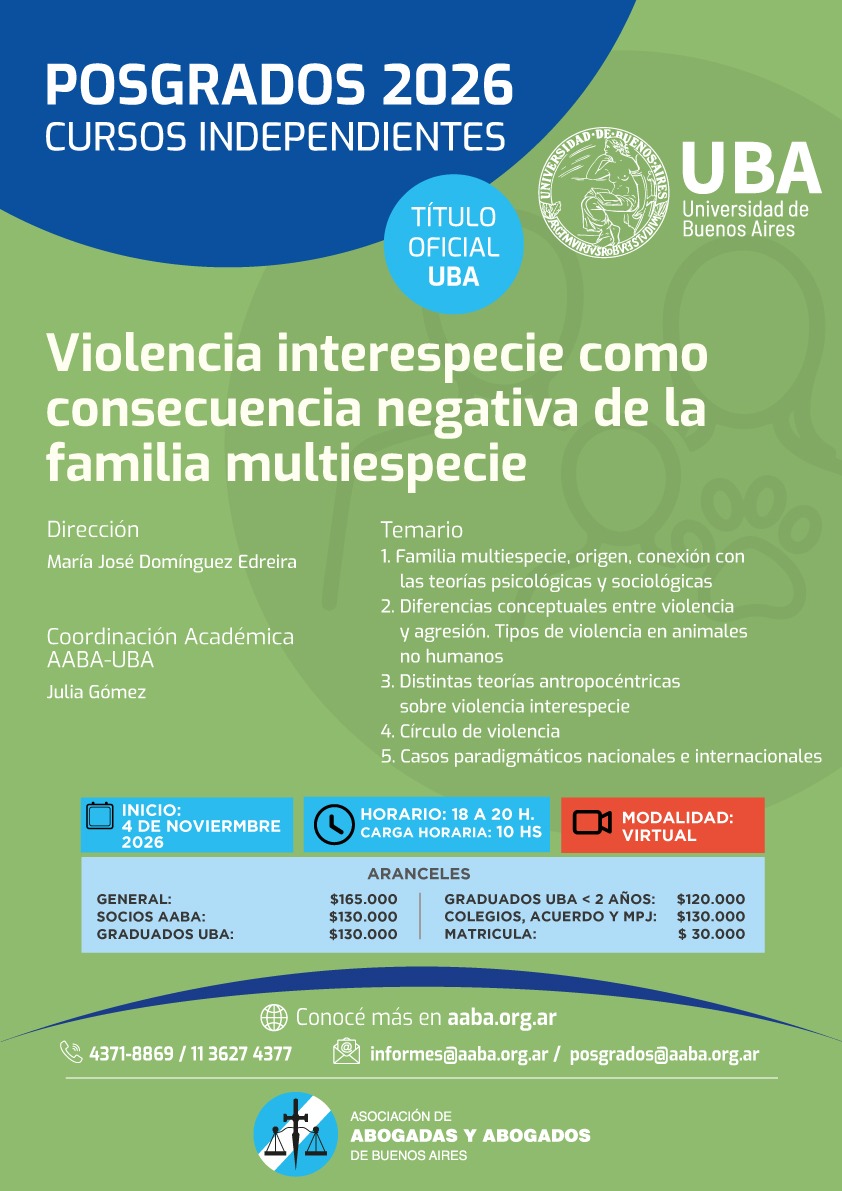 VIOLENCIA INTERESPECIE COMO CONSECUENCIA NEGATIVA DE LA FAMILIA MULTIESPECIE