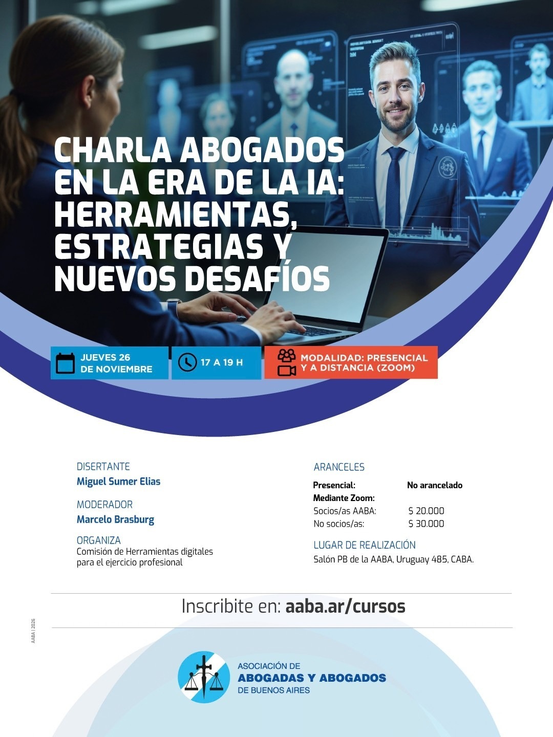 CHARLA ABOGADOS EN LA ERA DE LA IA: HERRAMIENTAS, ESTRATEGIAS Y NUEVOS DESAFÍOS